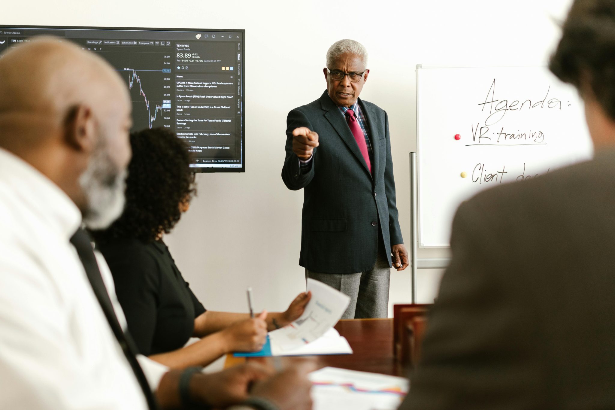 Community training session
